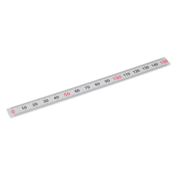 J.W. Winco GN711-KUS-200-W-L Adhesive Ruler GN711